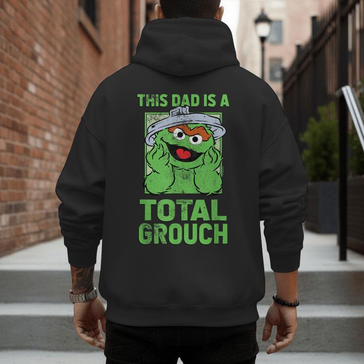 Sesame Street Father's Day Total Grouch Dad Men's Hoodie Back Print