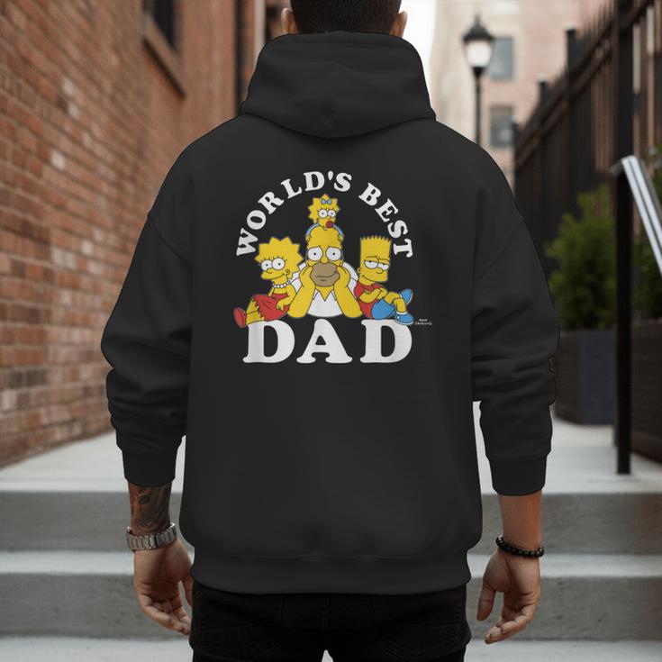 The Simpsons World's Best Dad Father's Day Group V2 Small Men's Hoodie Back Print The Simpsons World's Best Dad Father's Day Group V2 Small Men's Hoodie Back Print