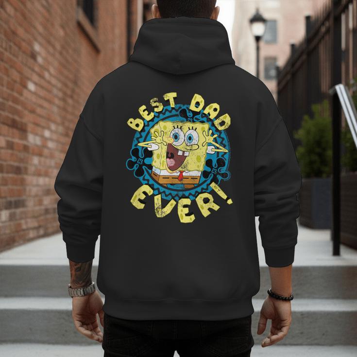 Spongebob Squarepants Father's Day Best Dad Ever Men's Hoodie Back Print