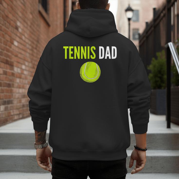 Tennis Dad For Men Tennis Dad Humor Tennis Lover Men's Hoodie Back Print