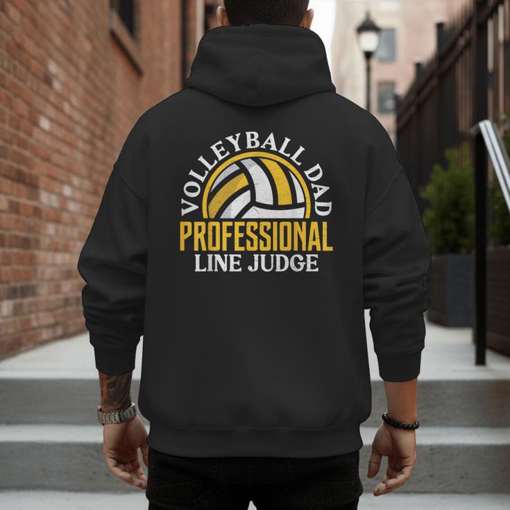 Volleyball Dad Professional Line Judge Volleyball Dad Men's Hoodie Back Print Volleyball Dad Professional Line Judge Volleyball Dad Men's Hoodie Back Print