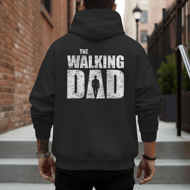 The Walking Dad Father Man Dead Retro Vintage Men Fun Men's Hoodie Back Print