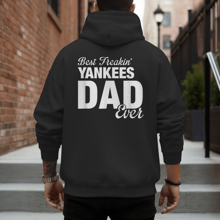Yankees North Best Freakin' Dad Ever HS Men's Hoodie Back Print