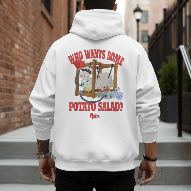 American Dad Who Wants Some Potato Salad Roger Cartoon Men's Hoodie Back Print American Dad Who Wants Some Potato Salad Roger Cartoon Men's Hoodie Back Print