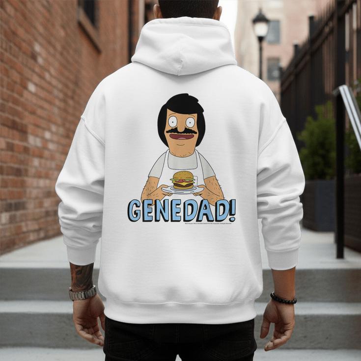 Bob's Burgers Gene Dad Portrait Men's Hoodie Back Print