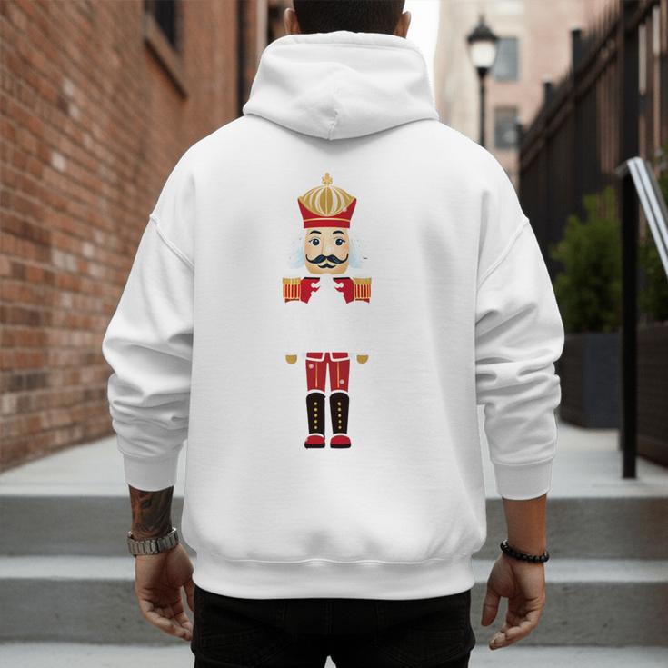 Cool Dad Nutcracker Christmas Family Matching Pajama Men's Hoodie Back Print