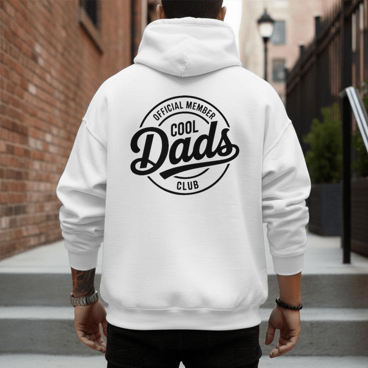 Cool Dads Club Father's Day From Daughter Son Best Dad Ever Men's Hoodie Back Print