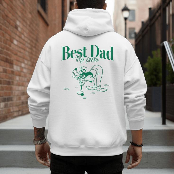 Disney Mickey & Friends Father's Day Best Dad Goofy Big Logo Men's Hoodie Back Print