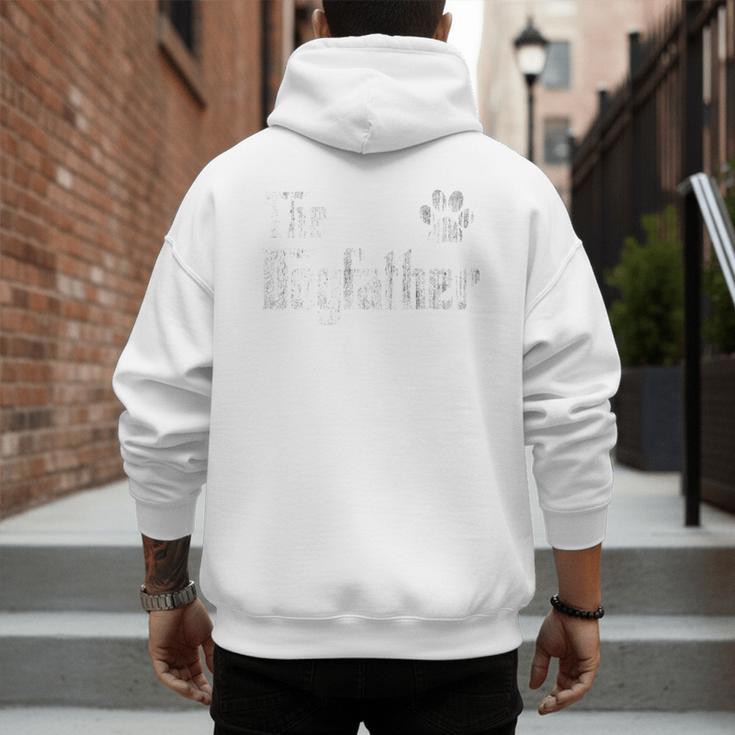 The Dogfather For Dog Dad For Men Men's Hoodie Back Print