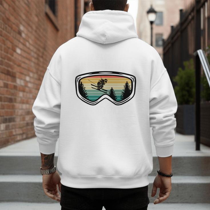 My Favorite Ski Buddies Call Me Dad For Ski Dad Men's Hoodie Back Print