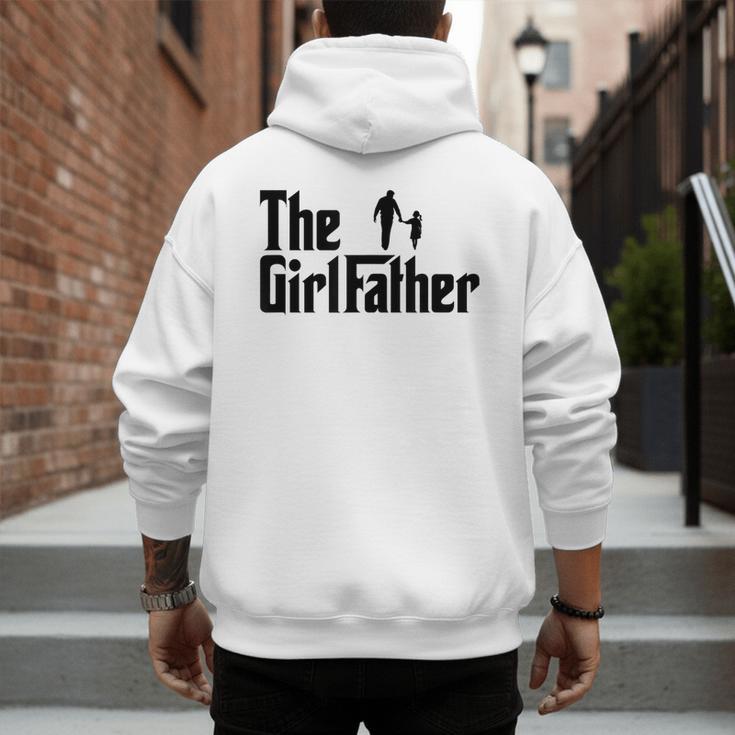 The Girl Father Dad Of Girls Daddy Daughter Men's Hoodie Back Print