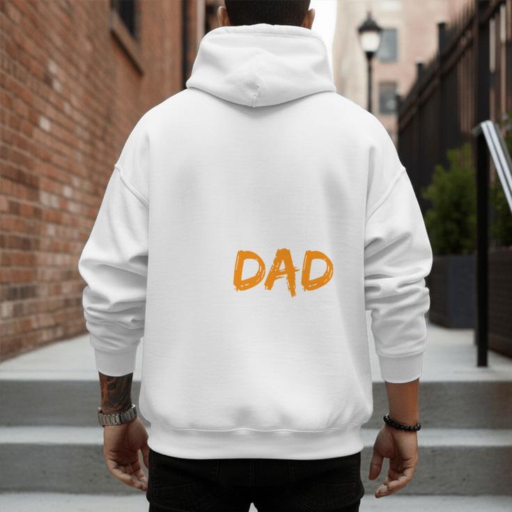 Gymnastics Dad For Gymnastic Father Parents Men's Hoodie Back Print
