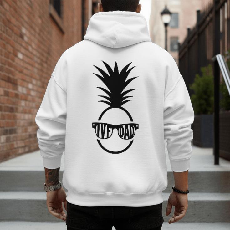 IVF DAD Pineapple Transfer Day Retrieval Day Infertility Men's Hoodie Back Print IVF DAD Pineapple Transfer Day Retrieval Day Infertility Men's Hoodie Back Print