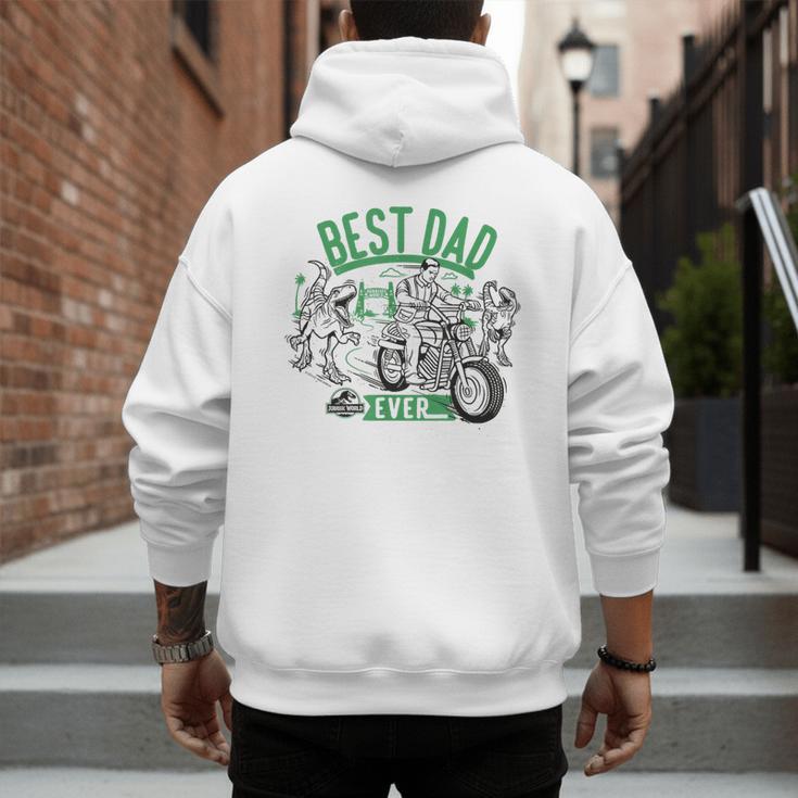 Jurassic World Best Dad Ever Men's Hoodie Back Print