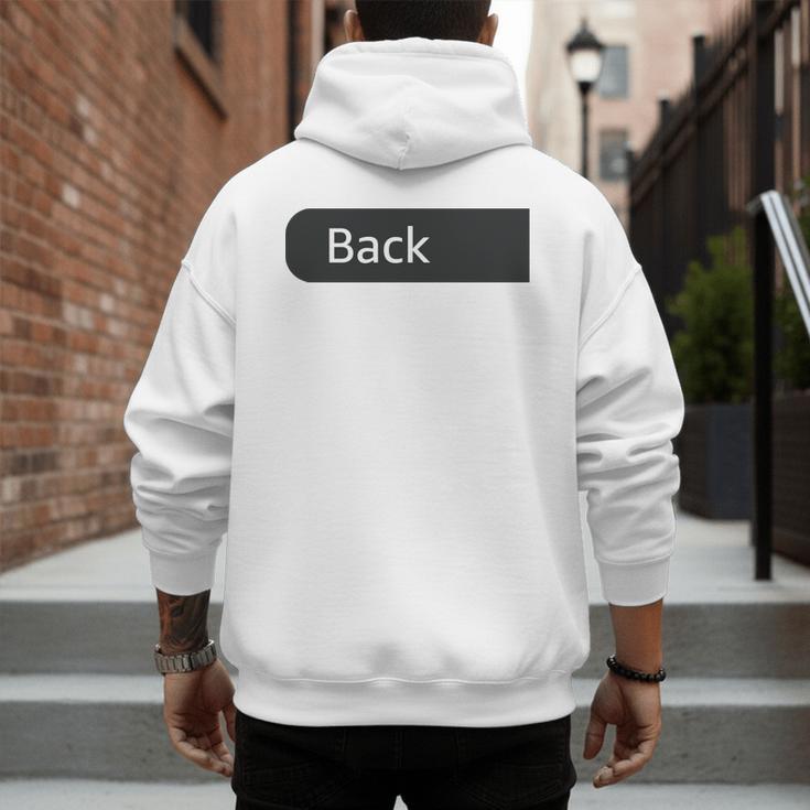 Just A Regular Dad Trying Not To Raise Liberals On Back Men's Hoodie Back Print