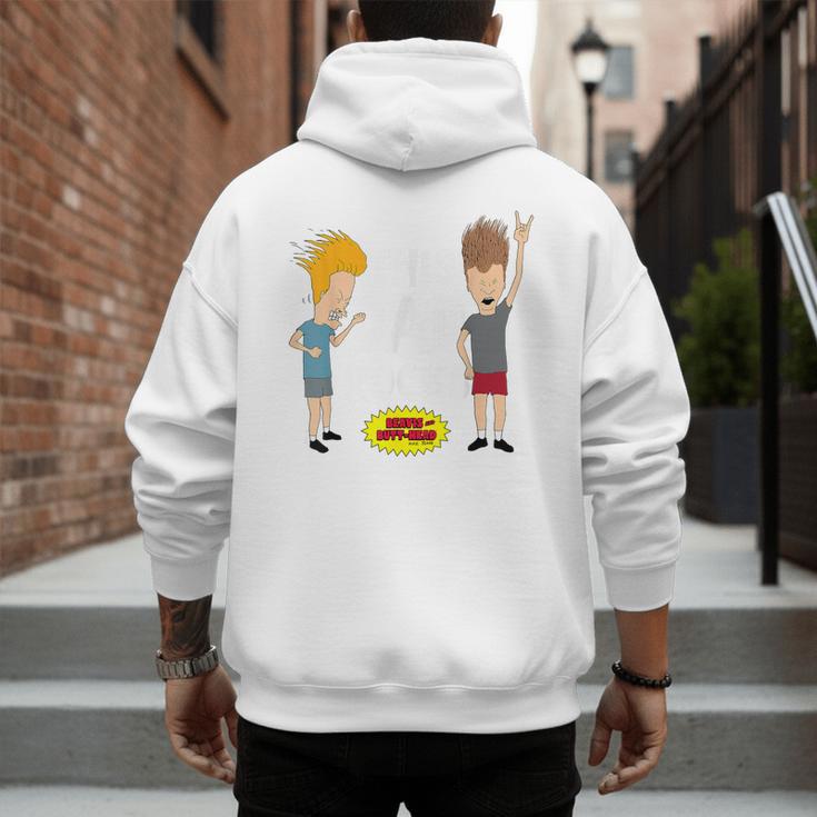 MTV Beavis And Butthead This Dad Rocks Men's Hoodie Back Print