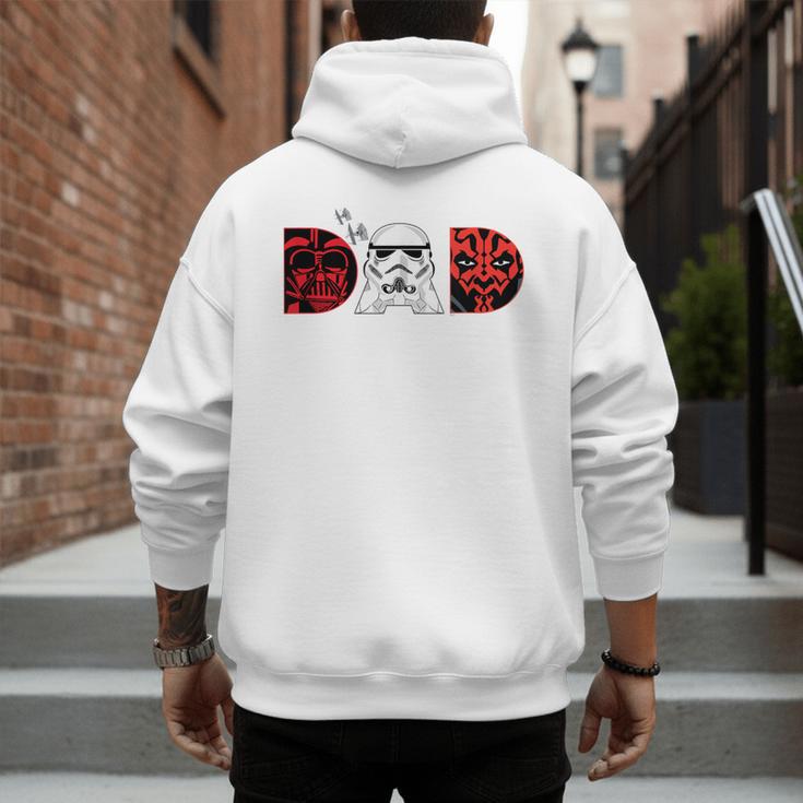 Star Wars Darth Vader Darth Maul Dad Father's Day Birthday Men's Hoodie Back Print