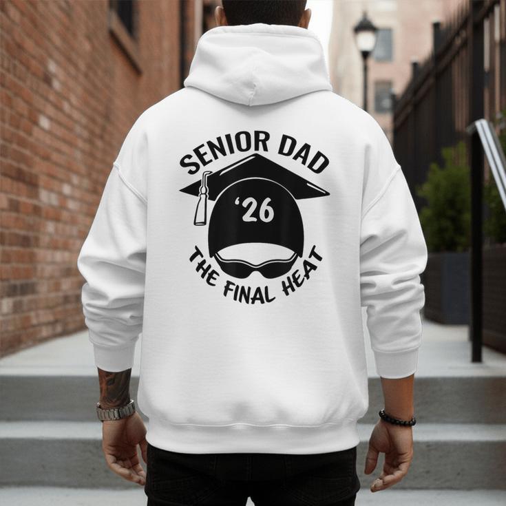 Swim Senior Dad 2026 The Final Heat Men's Hoodie Back Print