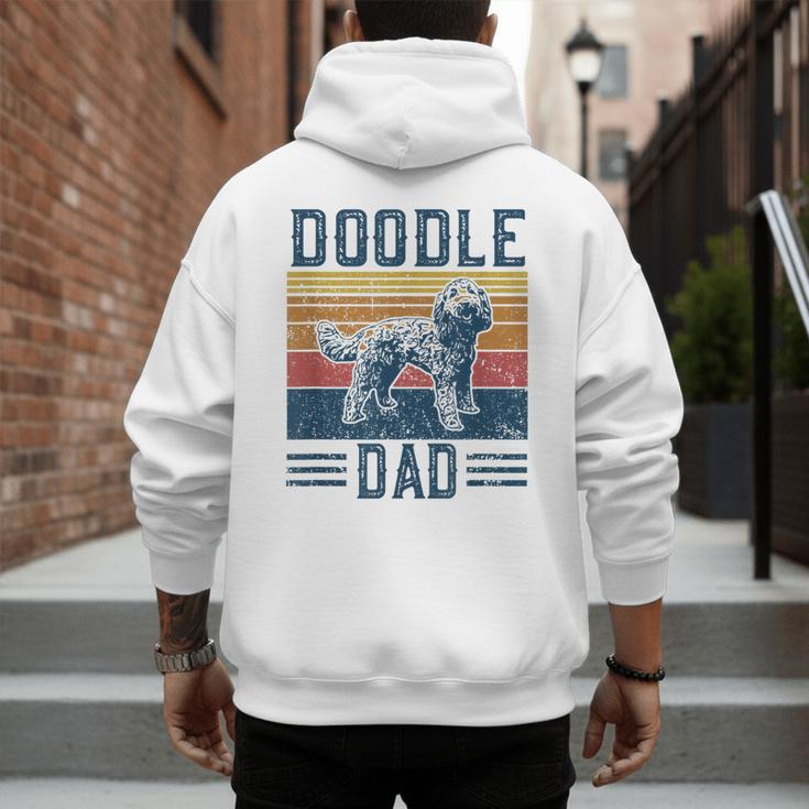Vintage Doodle Dad Aussie Doodle & Goldendoodle Men's Hoodie Back Print Vintage Doodle Dad Aussie Doodle & Goldendoodle Men's Hoodie Back Print
