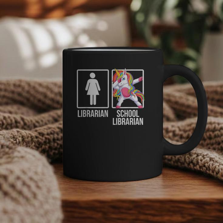 Back To School Library Unicorn Book Lover School Librarian Graphic Print Coffee Mug