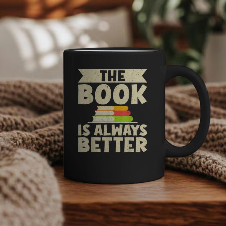 The Book Is Always Better Thriller Graphic Print Coffee Mug