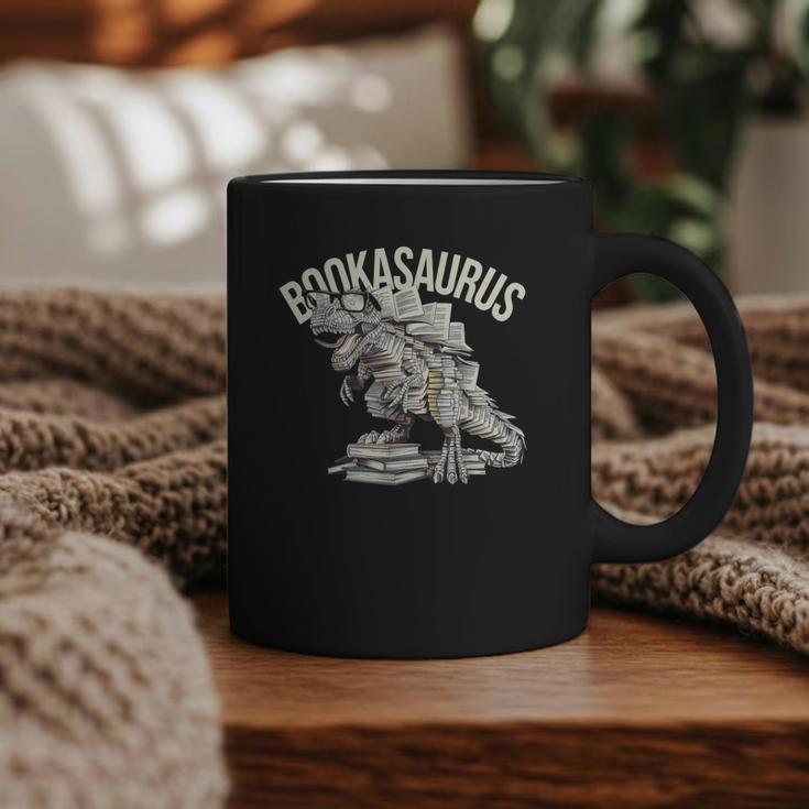 Book Dinosaur Bookworm T-Rex Dino Reading Books Book Graphic Print Coffee Mug