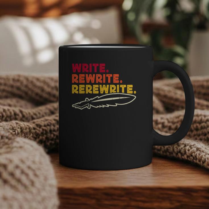 Book Writer Quote Author Journalist Rewrite Novelist Graphic Print Coffee Mug