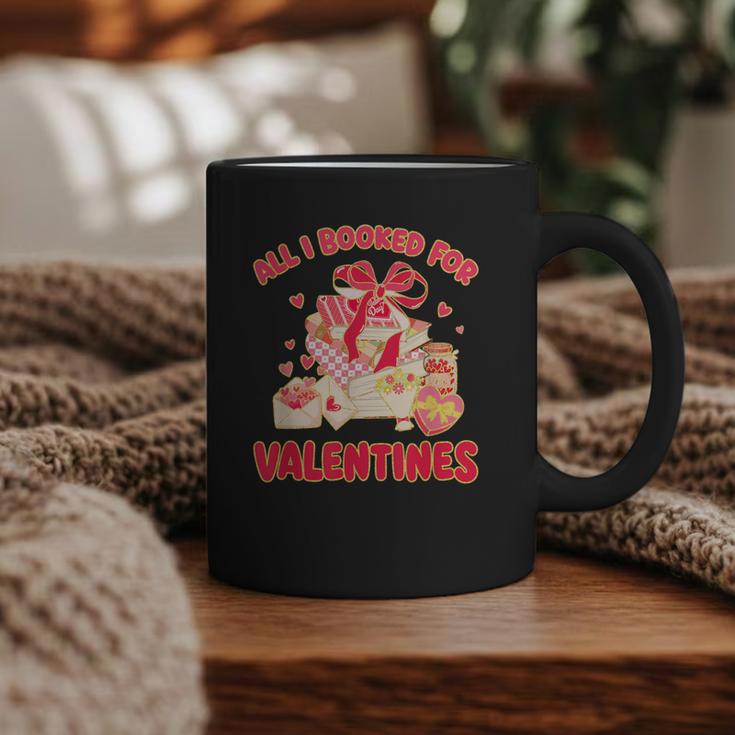 Booked For Valentine Books Lover Bookworm Librarian Teacher Graphic Print Coffee Mug