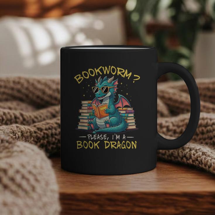 Bookworm I'm A Book Dragon Reading Books Bookish Book Lover Graphic Print Coffee Mug