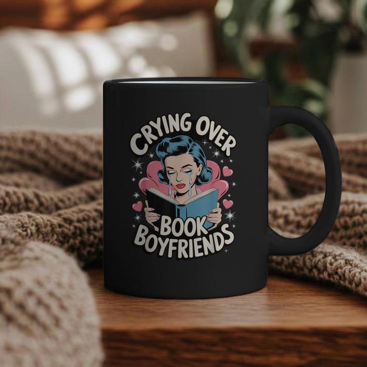 Crying Over Book Boyfriends Graphic Print Coffee Mug