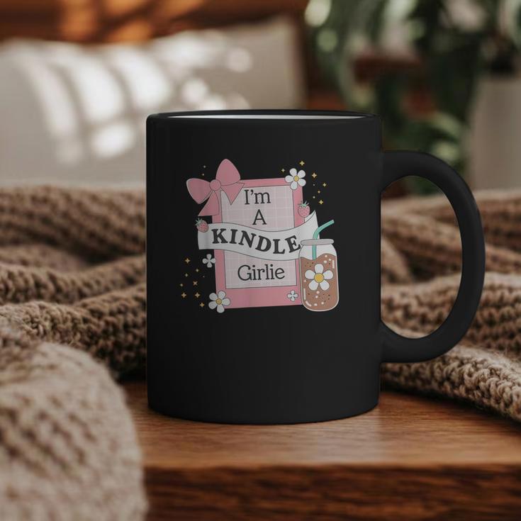 Cute Bookish Kindle Girlie Nerdy Read Book Lover Girl Women Graphic Print Coffee Mug