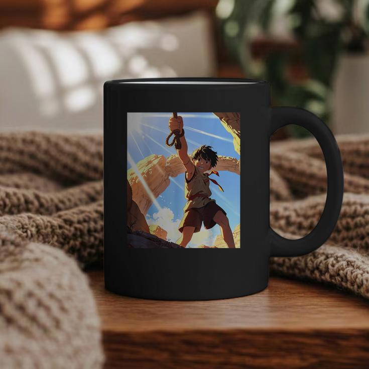 David And Goliath Bible Book Samuel King David Anime Manga Graphic Print Coffee Mug