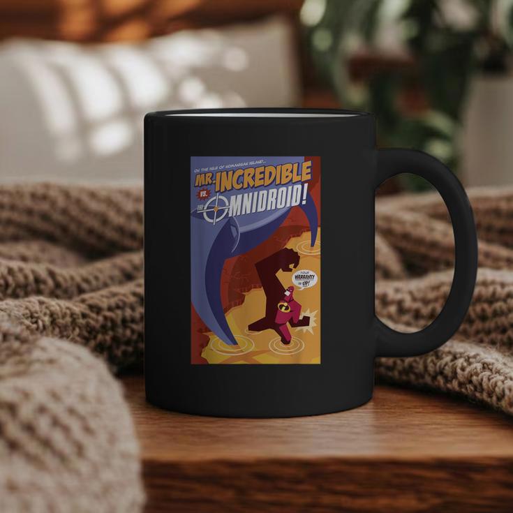 Disney Pixar The Incredibles Omnidroid Comic Book Cover Graphic Print Coffee Mug