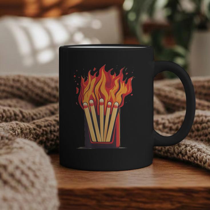 Flames And Lighter Costume For Matchbook Lovers Graphic Print Coffee Mug