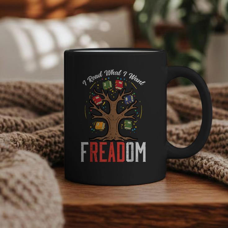 Freadom Tree Read Reading Librarian Book Across America Graphic Print Coffee Mug