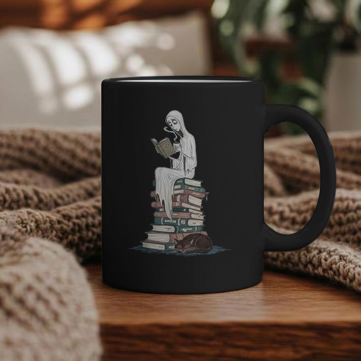 Gothic Librarian Halloween Books Tee For Teachers Graphic Print Coffee Mug Gothic Librarian Halloween Books Tee For Teachers Graphic Print Coffee Mug