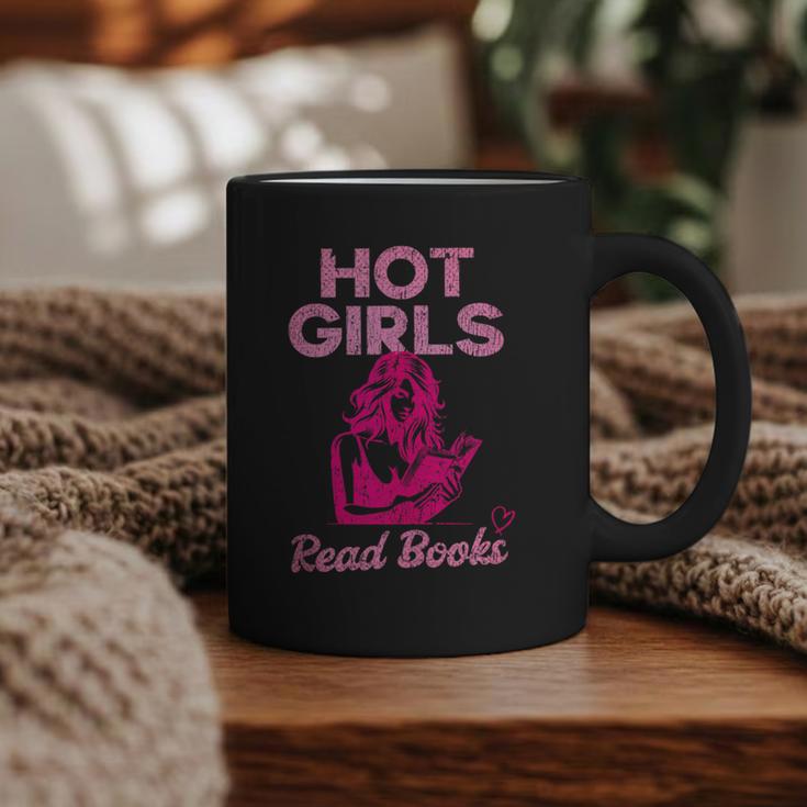 Hot Girls Read Books Cute Book Reader Women Graphic Print Coffee Mug