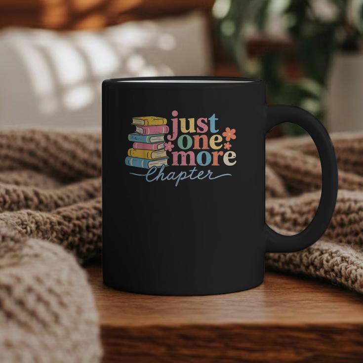 Just One More Chapter Floral Book Reading Teacher Bookworm Graphic Print Coffee Mug