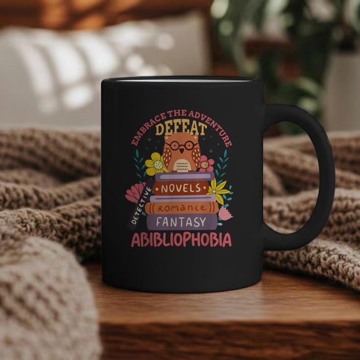 Literature Abibliophobia Book Reader Graphic Print Coffee Mug