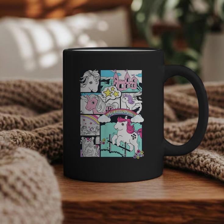My Little Pony Classic Vintage Rainbow Castle Comic Book Graphic Print Coffee Mug