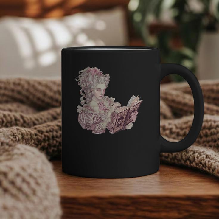 Marie Antoinette Reading A Book Graphic Print Coffee Mug