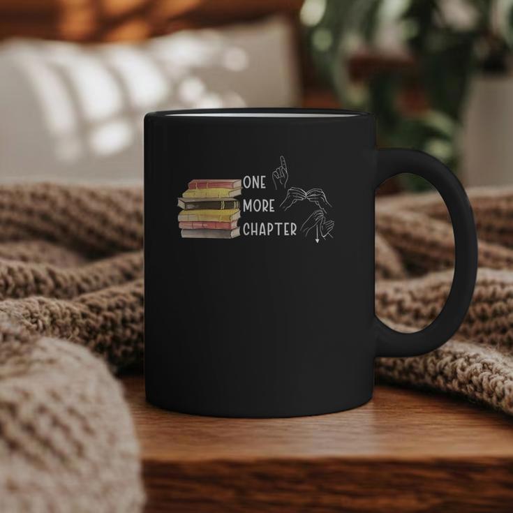 One More Chapter Sign Language Deaf Reading Book Lover Graphic Print Coffee Mug