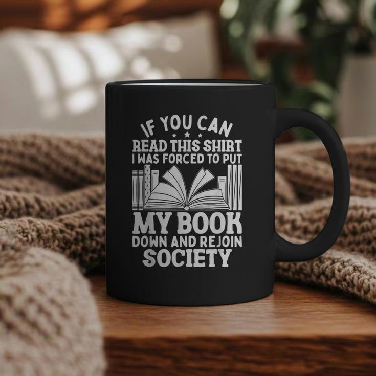 If You Can Read This For Book Lovers Reading Graphic Print Coffee Mug