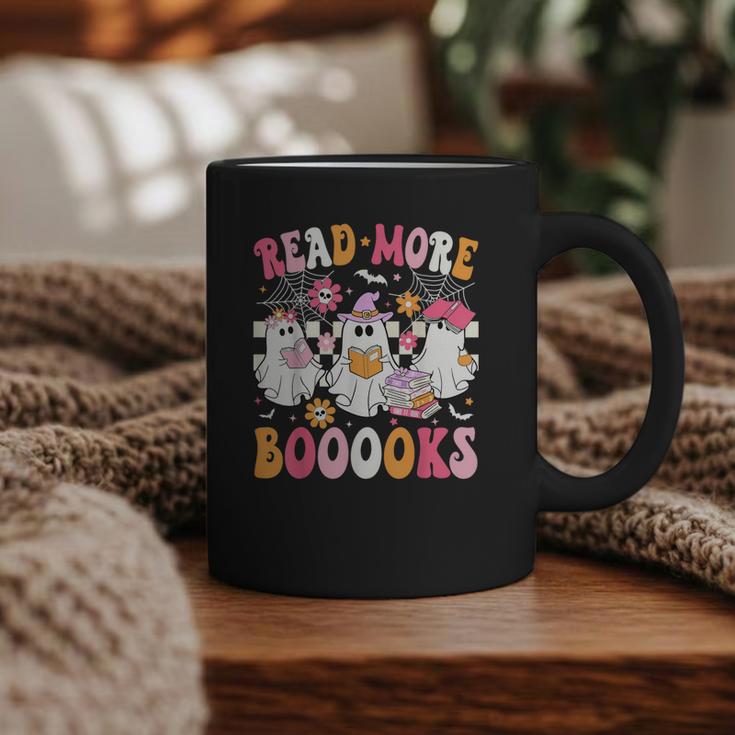 Read More Books Ghosts Reading Book Teacher Halloween Graphic Print Coffee Mug
