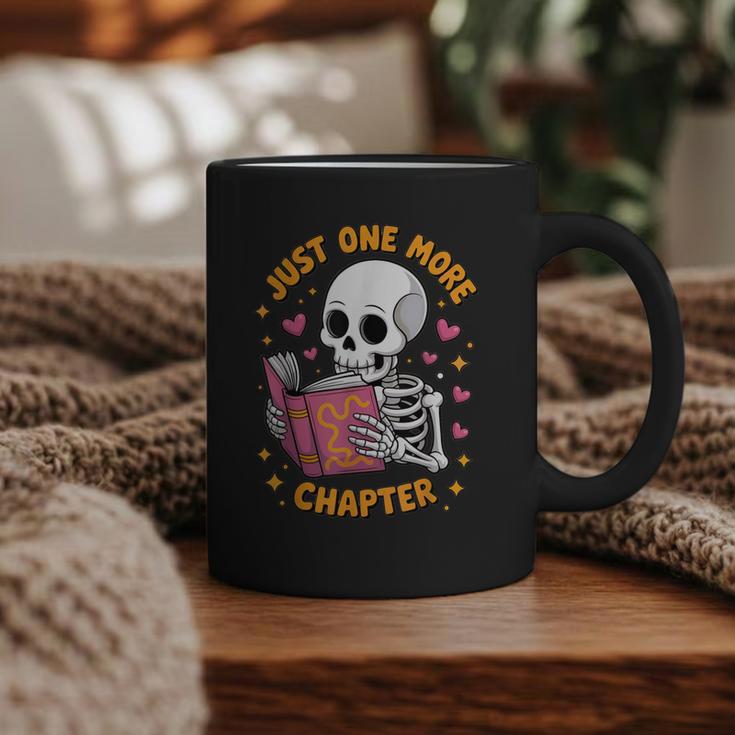 Read Books Lover Bookworm Cute Reading Just One More Chapter Graphic Print Coffee Mug