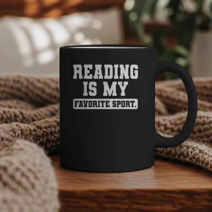 Reading Is My Favorite Sport Book Lover Reader Graphic Print Coffee Mug