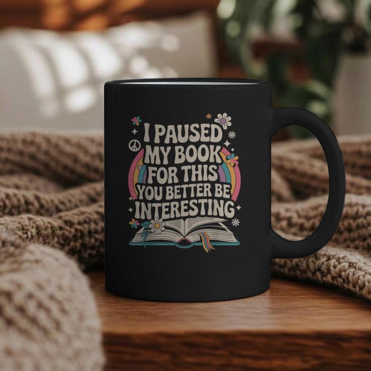 Reading Quote For Bookworm And Librarian Graphic Print Coffee Mug