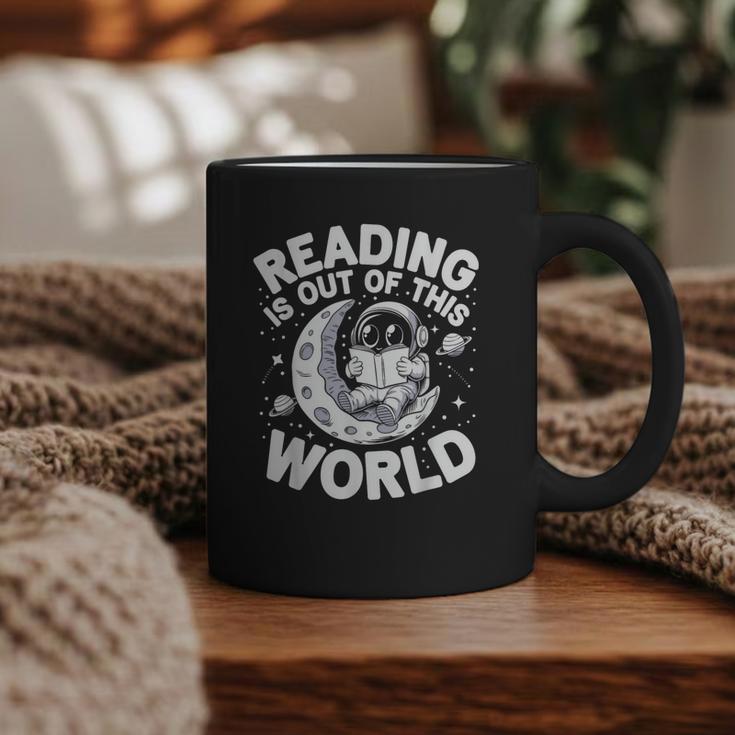 Reading Is Out Of This World Space Books Lover Graphic Print Coffee Mug