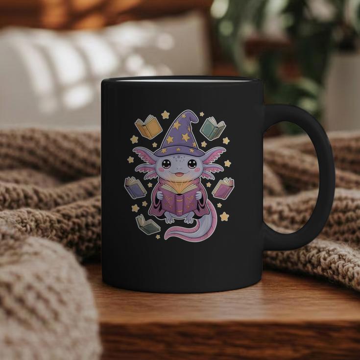 ReadsALOTL Cute Axolotl Book Lover Graphic Print Coffee Mug