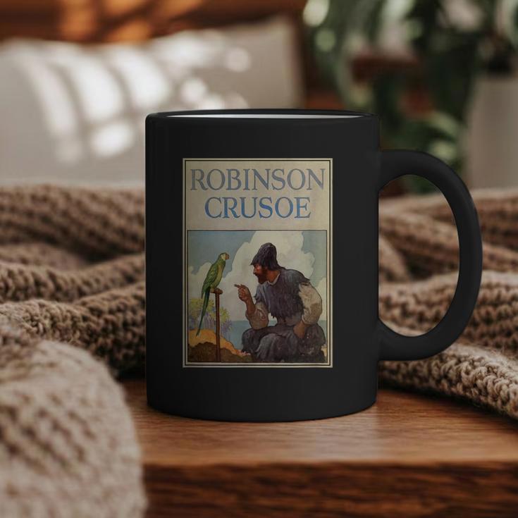 Robinson Crusoe Book Cover 1920 Graphic Print Coffee Mug